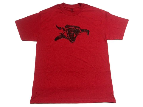 A-Bike.Co ETCHED LOGO T-Shirt Red