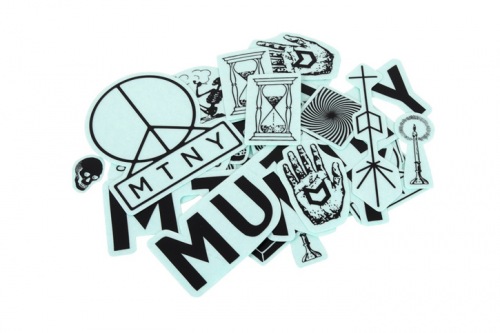 Mutiny NEW Sticker Pack Black