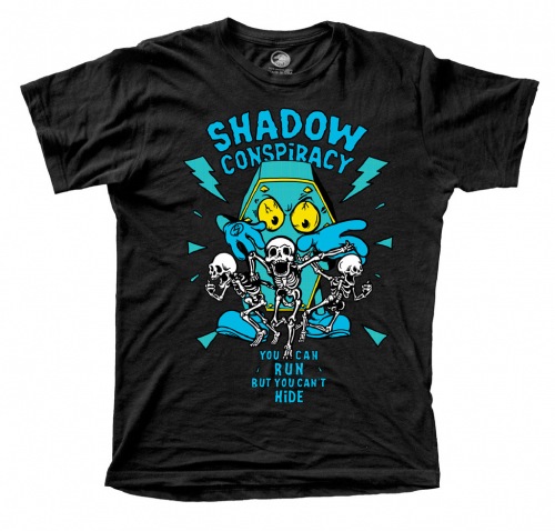 Shadow CAN´T HIDE T-Shirts Black