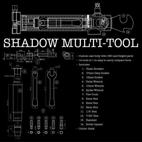 Shadow MULTI-TOOL Black