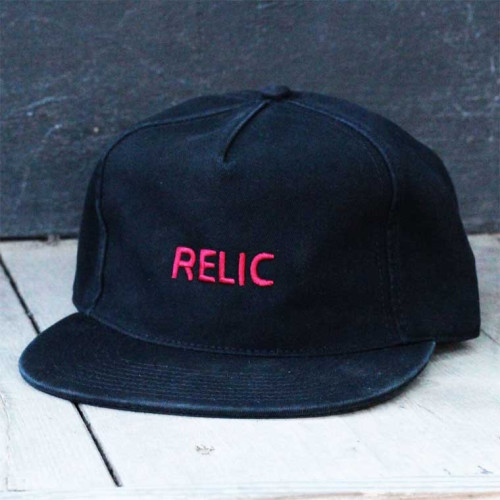 Kšiltovka Relic SCRIPT 5-Panel Black