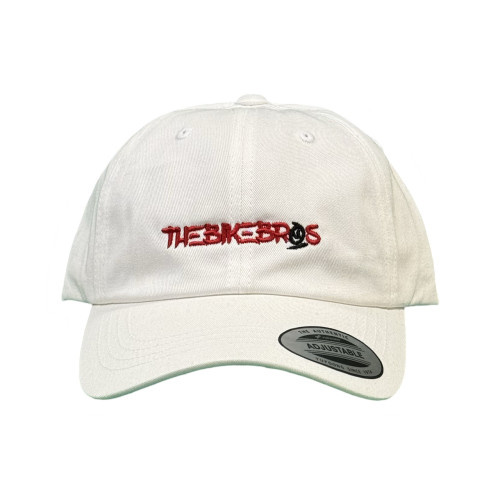 Kšiltovka Thebikebros LOGO Dad Cap White