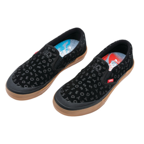 Boty Vans BMX SLIP-ON ODYSSEY Black/Red/Gum