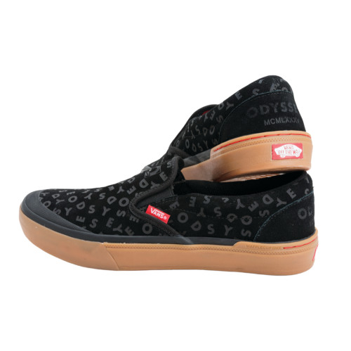 Boty Vans BMX SLIP-ON ODYSSEY Black/Red/Gum