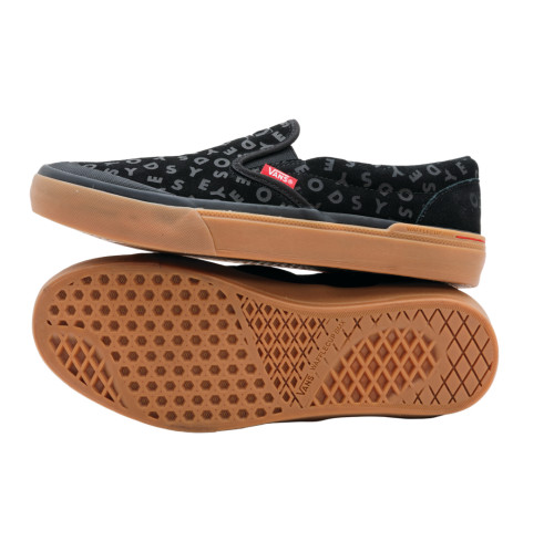 Boty Vans BMX SLIP-ON ODYSSEY Black/Red/Gum