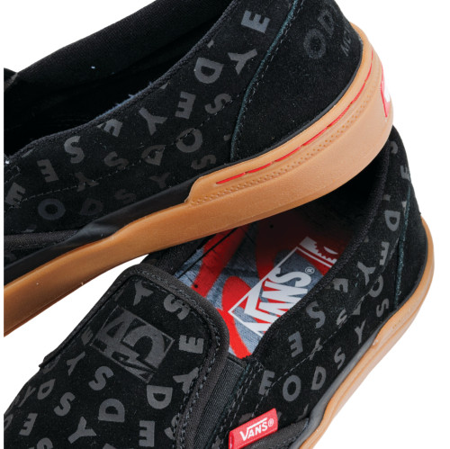 Boty Vans BMX SLIP-ON ODYSSEY Black/Red/Gum