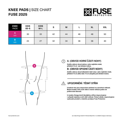 Chrániče kolen Fuse DELTA