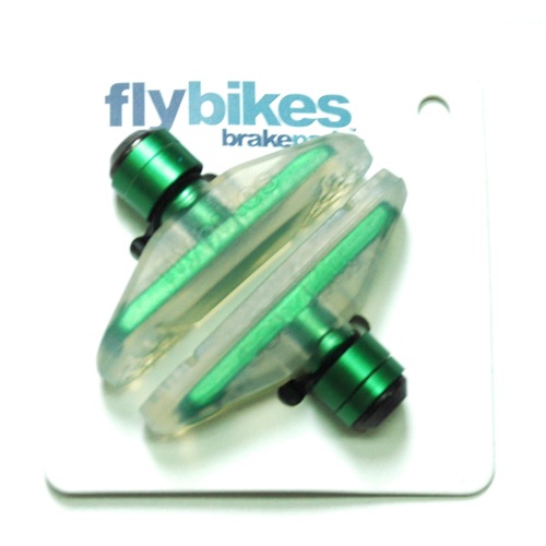 Brzdové špalky Flybikes Clear/ Green