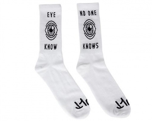 Ponožky Cult EYE KNOW White/Black