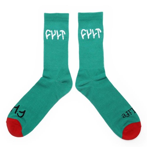 Ponožky Cult LOGO Aqua Green