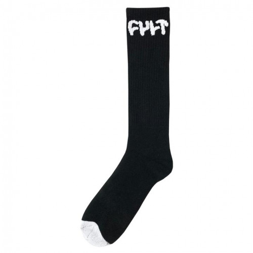 Ponožky Cult LOGO LONG SOCKS Black