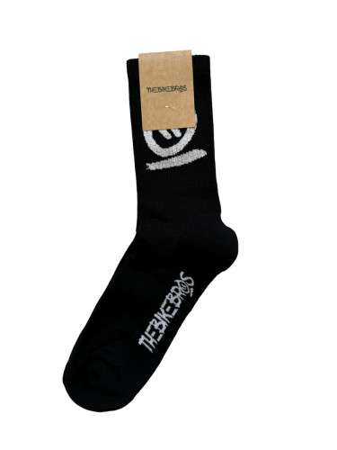 Ponožky Thebikebros BIG HEAD Soft Socks Black/Wht