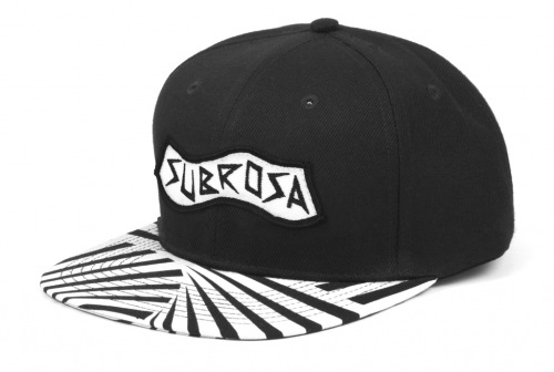 Subrosa PARTY Snapback Hat Black/White