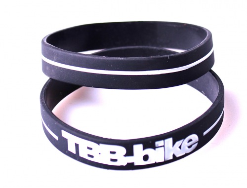 TBB-bike.cz LOGO DEBOSS Wrist Band Black