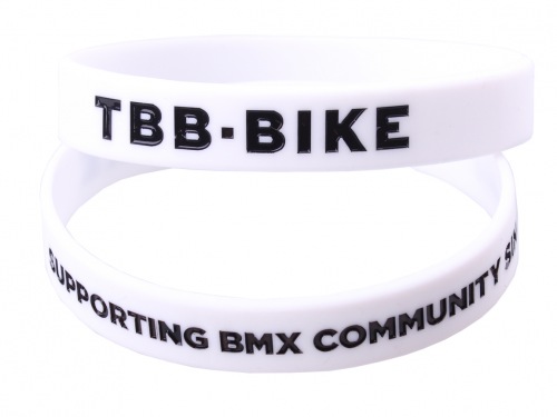TBB-BIKE SUPPORTING Wrist Band White