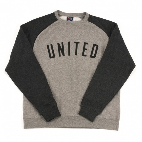 United STRETCH Crew Sweatshirt Heather/Charcoal