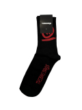 Ponožky Thebikebros BIG HEAD Light Socks Black/Red