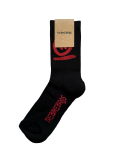 Ponožky Thebikebros BIG HEAD Soft Socks Black/Red