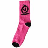 Ponožky Thebikebros SYMBOL Pink/Black